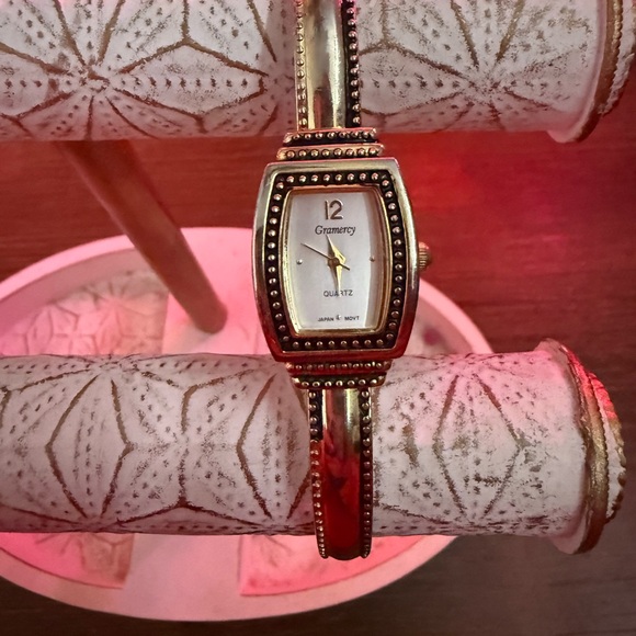 Accessories - GRAMERCY Gold Tonneau Watch